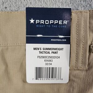 NEW Propper Tactical Cargo Utility Pants Men 32 x 34 Khaki‎ Lightweight USF50